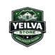 yeilva store logo with symbols